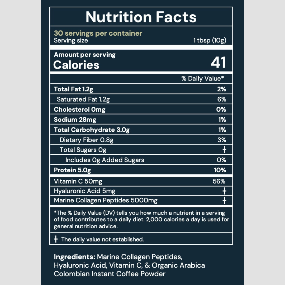 Collagen Coffee Jar (300g)