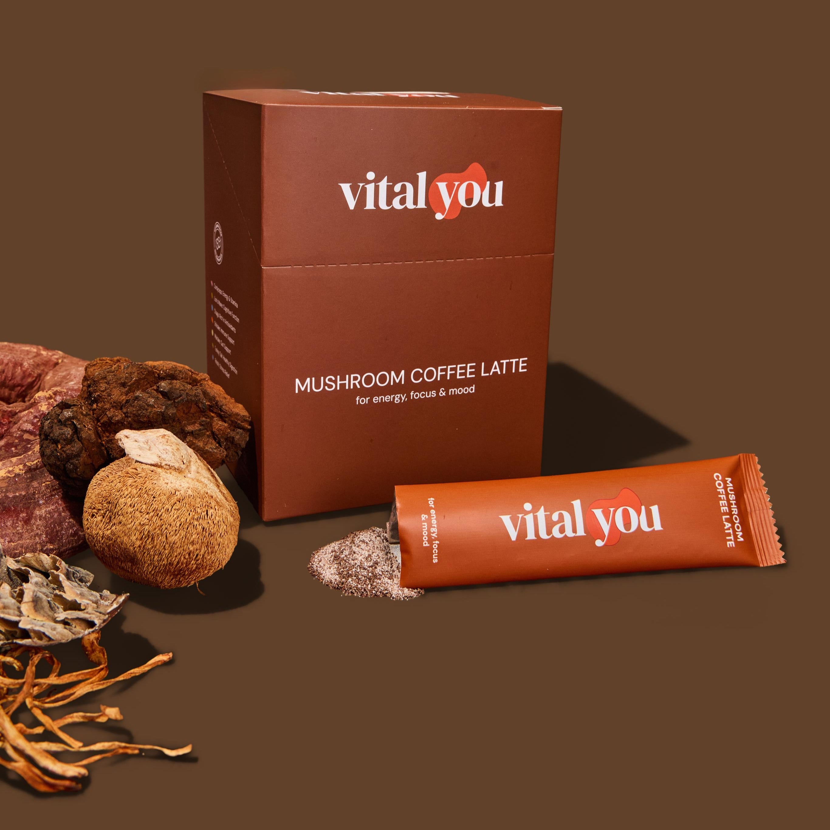 Mushroom Coffee Latte (30 Sachets)