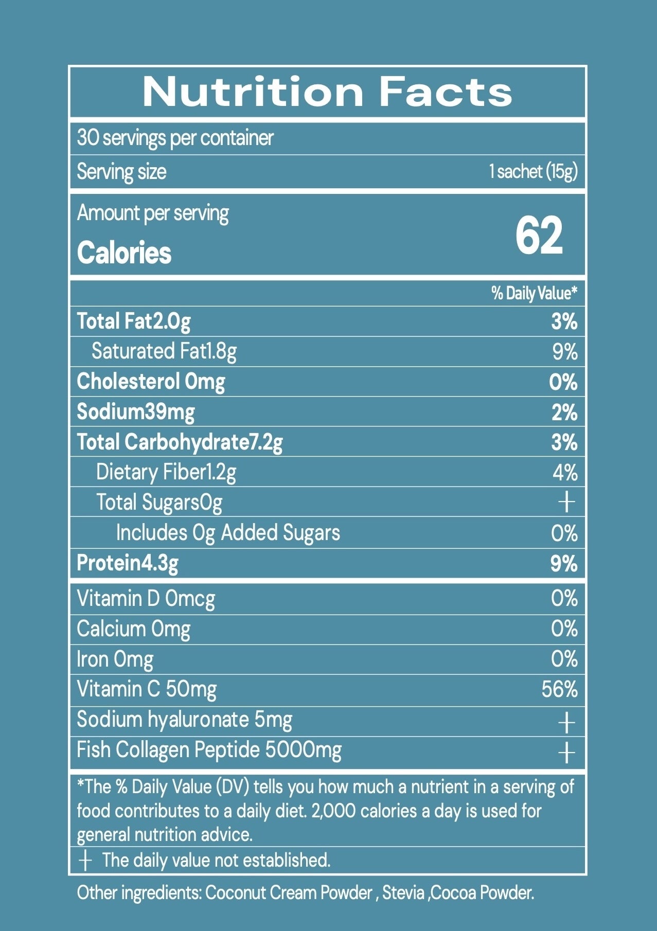 Collagen Chocolate Coffee Sachets (30 sachets)