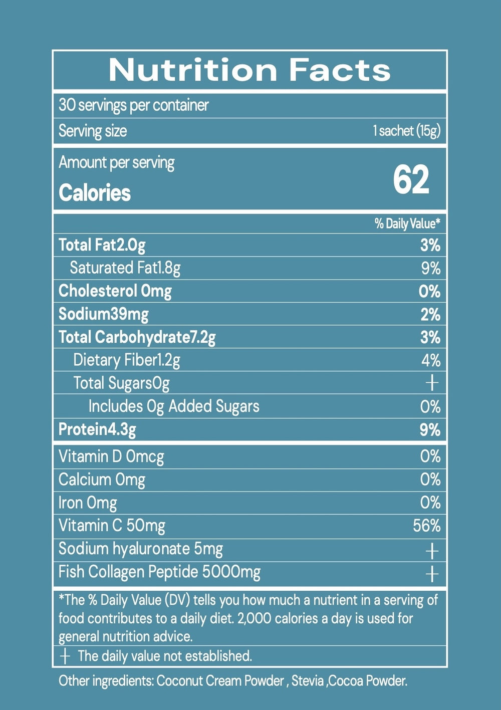 Collagen Chocolate Coffee Sachets (30 sachets)