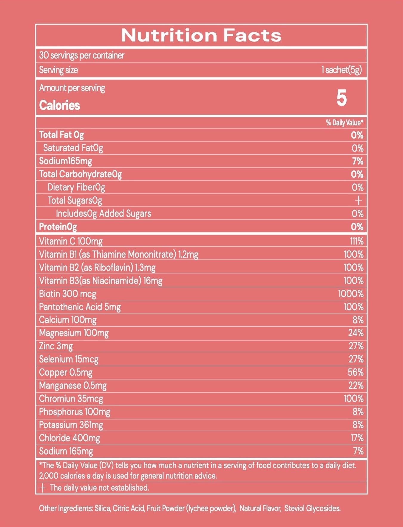 Lychee Electrolytes (30 Sachets)